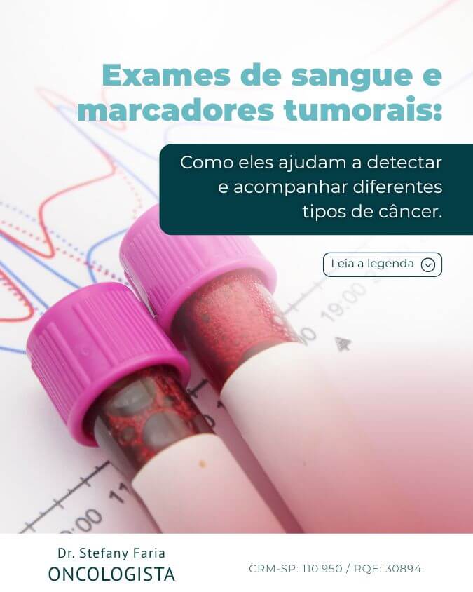 Exames de sangue e marcadores tumorais. Como eles ajudam a detectar e acompanhar diferentes tipos de câncer.