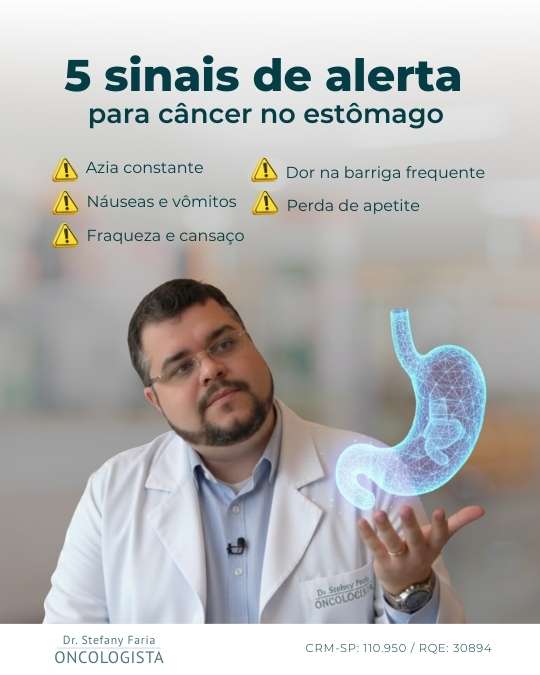 5 sinais de alerta para câncer no estômago