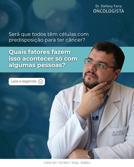 5- Se todo mundo tem células com potencial de câncer, quais fatores fazem isso acontecer só com algumas pessoas?